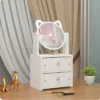 Commode tiroirs avec miroir rotatif organisateur de maquillage brosse a ongles boite de rangement de bijoux prix maroc solde Commode tiroirs avec miroir rotatif organisateur de maquillage brosse a ongles boite de rangement de bijoux prix maroc solde
