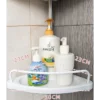 Etagere Telescopique Reglable 4 Niveaux Organisateur Salle de Bain prix maroc solde facile hauteur fixation douche cuisine large