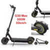 Ninebot G30 Max Trottinette electrique KickScooter Suspension Avant Vitesse Max 35km h maroc prix solde 500w fes meknas sale kenitra Ninebot G30 Max Trottinette electrique KickScooter Suspension Avant Vitesse Max 35km h maroc prix solde 500w fes meknas sale kenitra