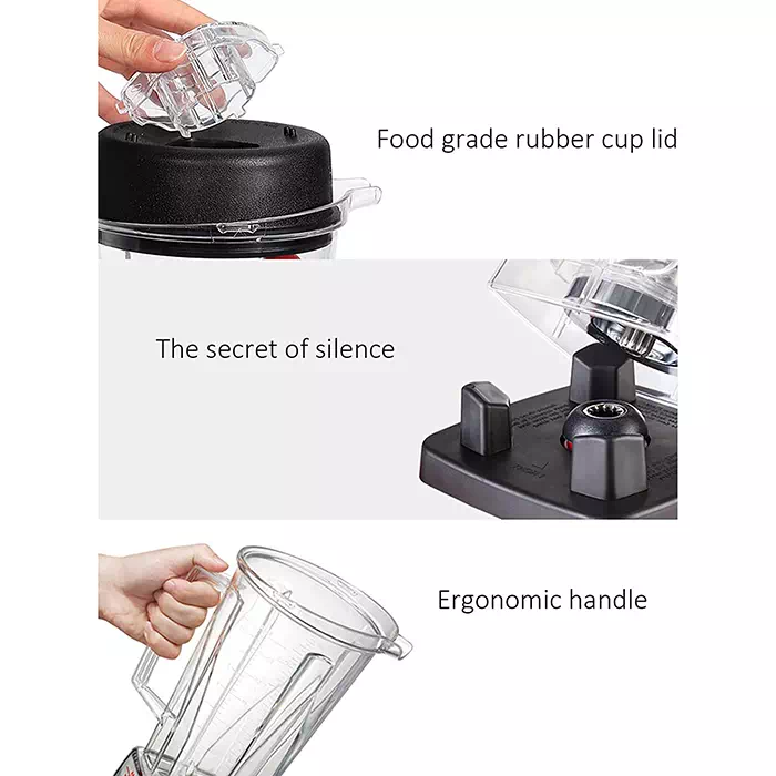 Robolux Blender maroc prix Robot Mixeur Puissant 3500W 15 Vitesses 2 Bols Incassable Presse agrumes Cafe cereales prix