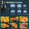friteuse air fryer sans huile robolux maroc prix solde tactile choumicha