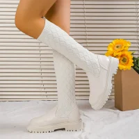 Bottes à semelle pour femmes botte chaussettes respirantes beige decathlon maroc livraison gratuite casablanca rabat marrakch fes tanger agadir