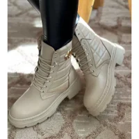 Chaussures Bottines Pour Femme Sublime Couleur beige chic maroc solde casablanca rabat
