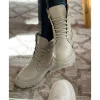 Chaussures Bottines Pour Femme Sublime Couleur beige chic maroc solde casablanca rabat marrakech